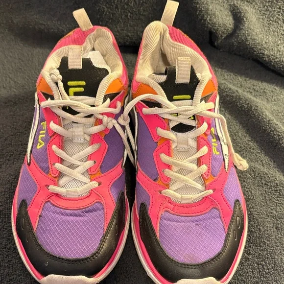 Fila Ray Tracer Apex sneakers. Fila Multicolor Athletic Shoes Size 10 - Picture 1 of 8